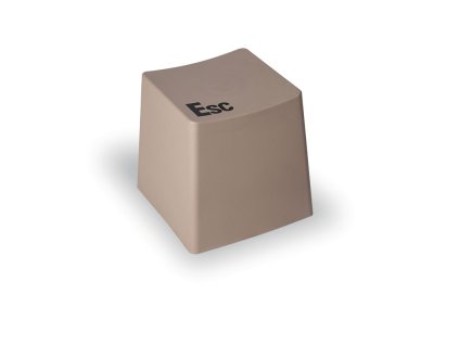 plastovy taburet button hneda 18728