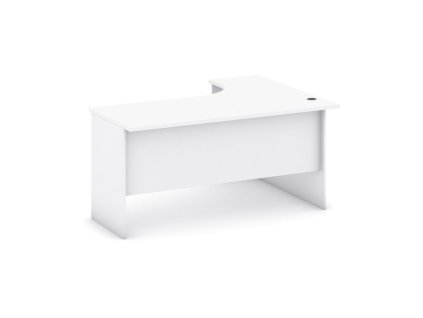 rohovy kancelarsky psaci stul mirelli 140x120 cm levy bila 48696