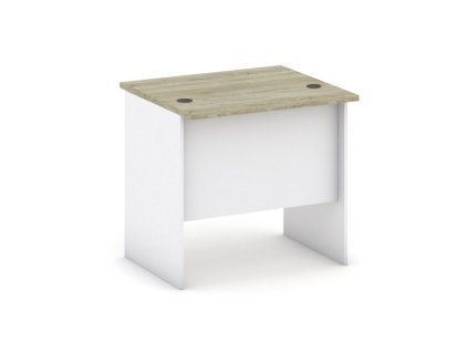 kancelarsky psaci stul mirelli 80x80 cm bila dub sonoma 30605