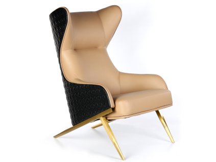 kozene kreslo vogue i bezove 114975