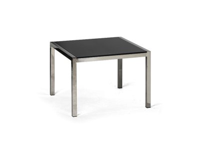 konferencni skleneny stul taz 60x60 cm cerny 19031