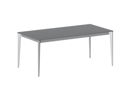 jednaci kancelarsky stul primo action 180x90 cm sedostribrna podnoz grafit 106032