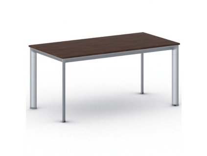 jednaci kancelarsky stul primo invitation 160x80 cm sedostribrna podnoz orech 21019
