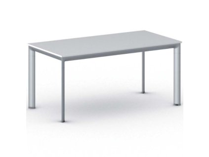 jednaci kancelarsky stul primo invitation 160x80 cm sedostribrna podnoz bila 21021