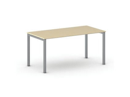 jednaci kancelarsky stul primo square 160x80 cm sedostribrna podnoz briza 104337