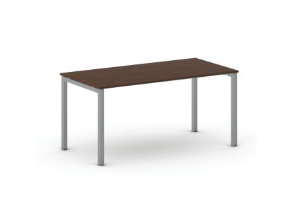 jednaci kancelarsky stul primo square 160x80 cm sedostribrna podnoz orech 104331