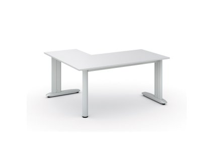 rohovy kancelarsky stul primo flexible 160x140 cm bila 113830