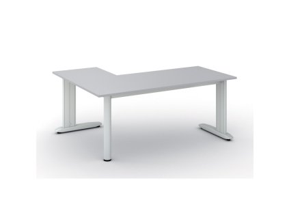 rohovy kancelarsky stul primo flexible 180x140 cm seda 113812