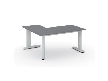 rohovy kancelarsky stul primo flexible 160x140 cm grafit 113832