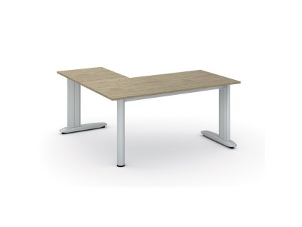 rohovy kancelarsky stul primo flexible 160x160 cm dub prirodni 113823