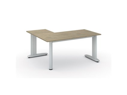 rohovy kancelarsky stul primo flexible 160x140 cm dub prirodni 113833