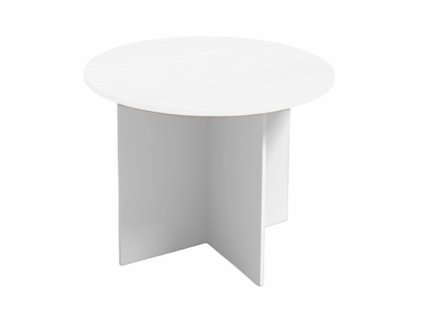 jednaci stul s kulatou deskou primo white prumer 100 cm bila 112751