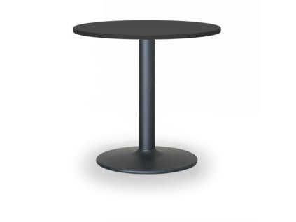 konferencni stolek zeus ii prumer 60 cm cerna podnoz grafit 104819