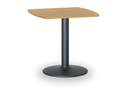 konferencni stolek zeus ii 66x66 cm cerna podnoz buk 88286