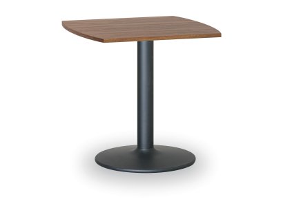 konferencni stolek zeus ii 66x66 cm cerna podnoz orech 88288