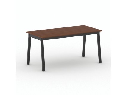 jednaci kancelarsky stul primo basic 160x80 cm cerna podnoz tresen 104187