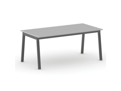 jednaci kancelarsky stul primo basic 180x90 cm cerna podnoz seda 104200