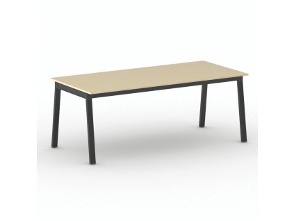 jednaci kancelarsky stul primo basic 200x90 cm cerna podnoz briza 104203