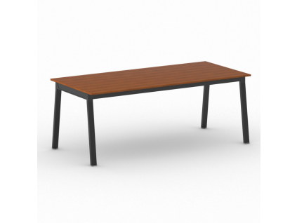 jednaci kancelarsky stul primo basic 200x90 cm cerna podnoz tresen 149430