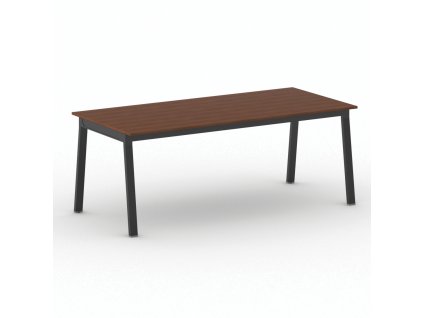 jednaci kancelarsky stul primo basic 200x90 cm cerna podnoz tresen 104205