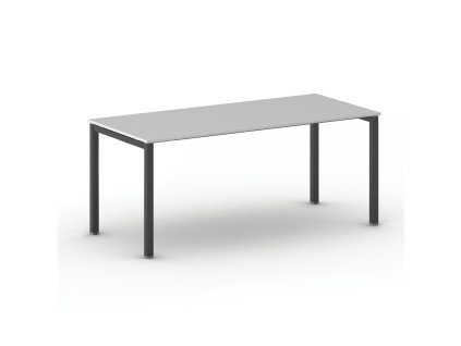 jednaci kancelarsky stul primo square 180x80 cm cerna podnoz seda 104428