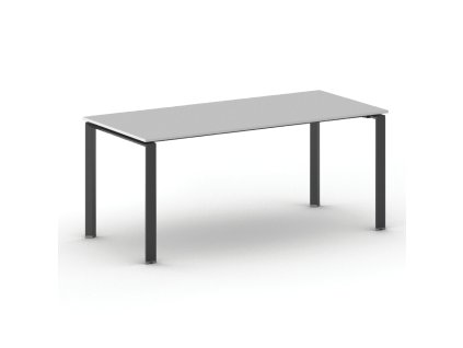 jednaci kancelarsky stul primo infinity 180x90 cm cerna podnoz seda 103768