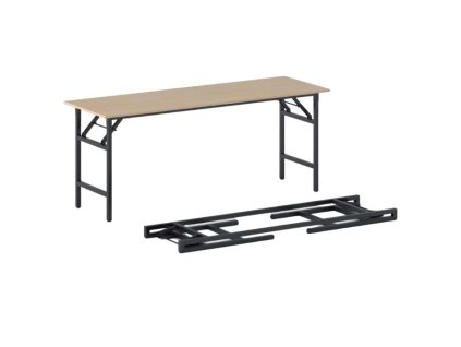 konferencni stul fast ready 170x50 cm cerna podnoz buk 21006