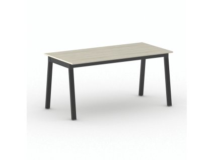 jednaci kancelarsky stul primo basic 160x80 cm cerna podnoz dub prirodni 104193