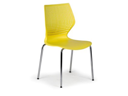 jidelni zidle poly zluta 17596