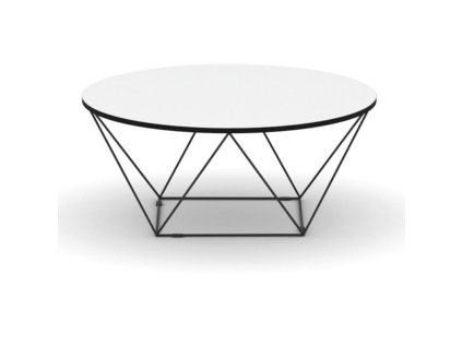 kulaty konferencni stul wire prumer 105 cm bila 104874