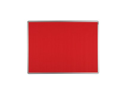 textilni nastenka ekotab v hlinikovem ramu 900 x 600 mm cervena 19654