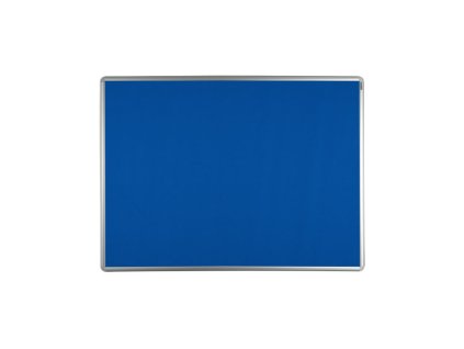 textilni nastenka ekotab v hlinikovem ramu 900 x 600 mm modra 19626