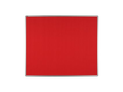 textilni nastenka ekotab v hlinikovem ramu 1200 x 900 mm cervena 19655