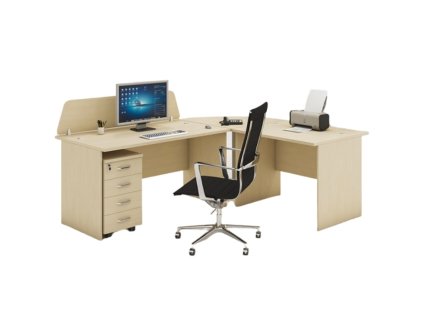 kancelarsky pracovni stul s kontejnerem mirelli typ e briza 19990