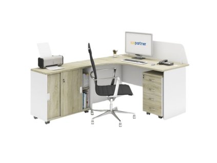 sestava kancelarskeho nabytku mirelli typ f leva bila dub sonoma 19999