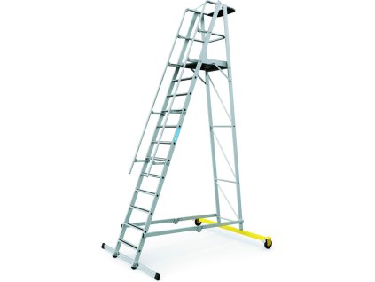 hlinikovy skladaci plosinovy zebrik 12 pricek vyska plosiny 3 1 m 19577