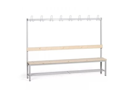 satni lavice s vesakem a botnikem sedak late delka 2000 mm sede nohy 30244