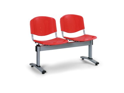 plastova lavice do cekaren verona 2 mista cervena 22812