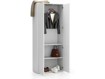 kancelarska satni skrin layers vysuv 800 x 400 x 1905 mm bila 21906