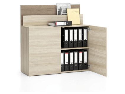 kancelarska pristavna skrinka ke stolu layers kratka dub prirodni dub moreny 22214