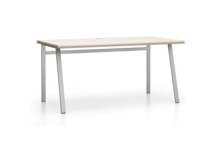 kancelarsky psaci stul single layers bez prepazek dub prirodni dub moreny 22277