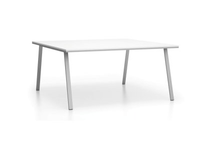 kancelarsky jednaci stul double layers bez prepazek bila seda 22307