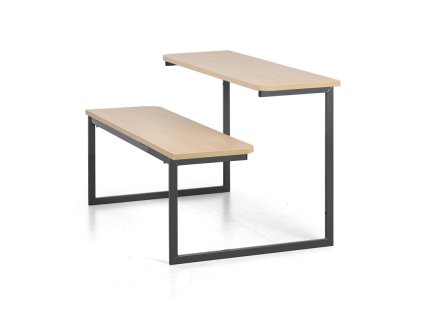 jidelni sestava lavice se stolem loft briza 24869