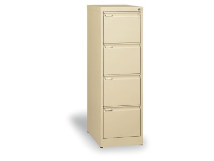 kovova kartoteka a4 4 zasuvky bezova 23837