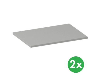 pridavna police ke kovovym skrinim 800 x 600 mm seda 2 ks 139414