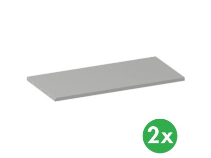 police ke kovovym skrinim 950 x 500 mm 65 kg seda 2 ks 142680