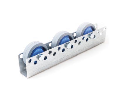 univerzalni kladickova lista nosnost 10 kg roztec 75 mm pogumovany plast 30192