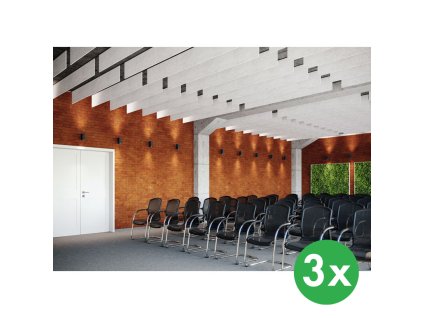 akusticky panel na zaveseni 240x30 cm 3 ks bila 116195
