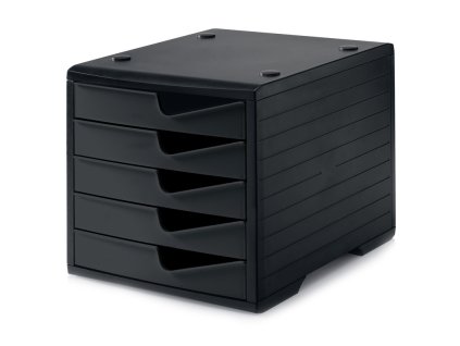 tridici box 5 zasuvek cerna cerna 30657