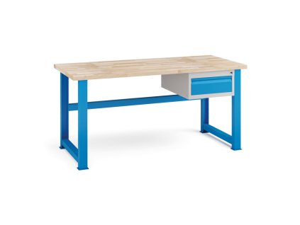 dilensky stul kovona zasuvka na naradi bukova sparovka pevne nohy 1700 mm 34960